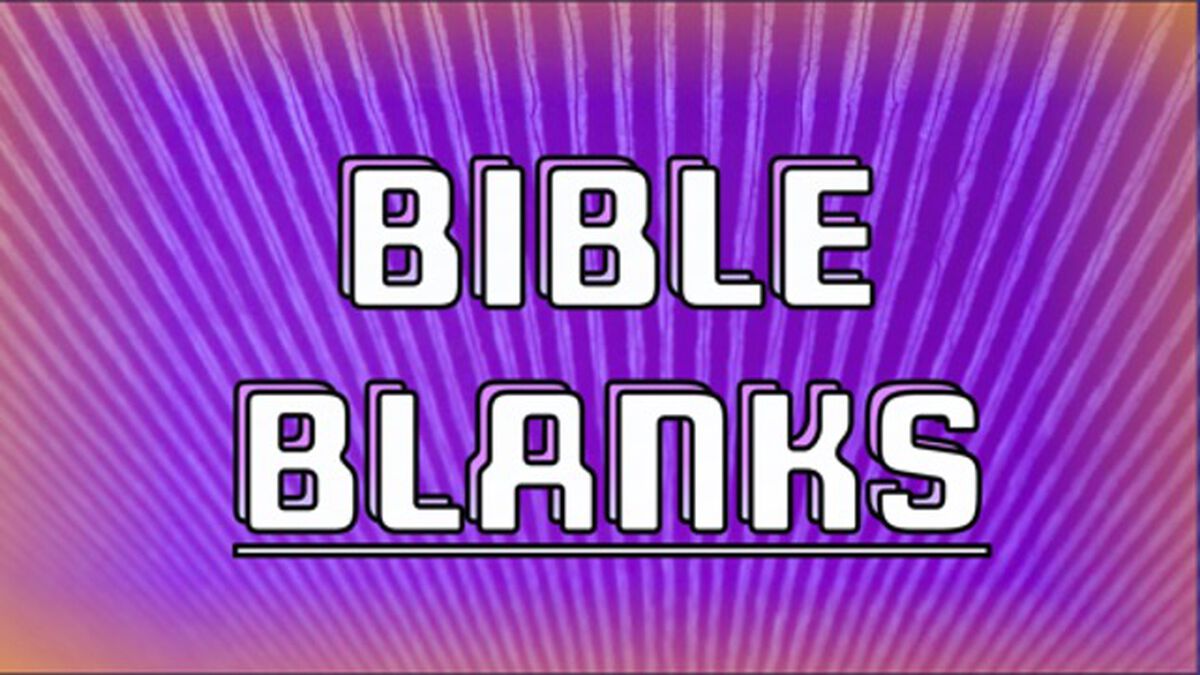 Bible Blanks image number null